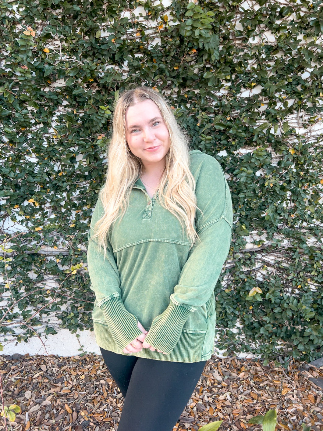 BLAKELY PULLOVER (GREEN)