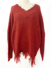 Load image into Gallery viewer, MAGNOLIA SWEATER (BURGUNDY)

