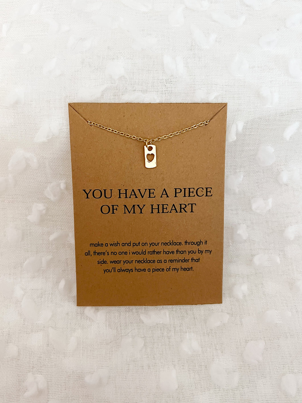 PIECE OF MY HEART NECKLACE